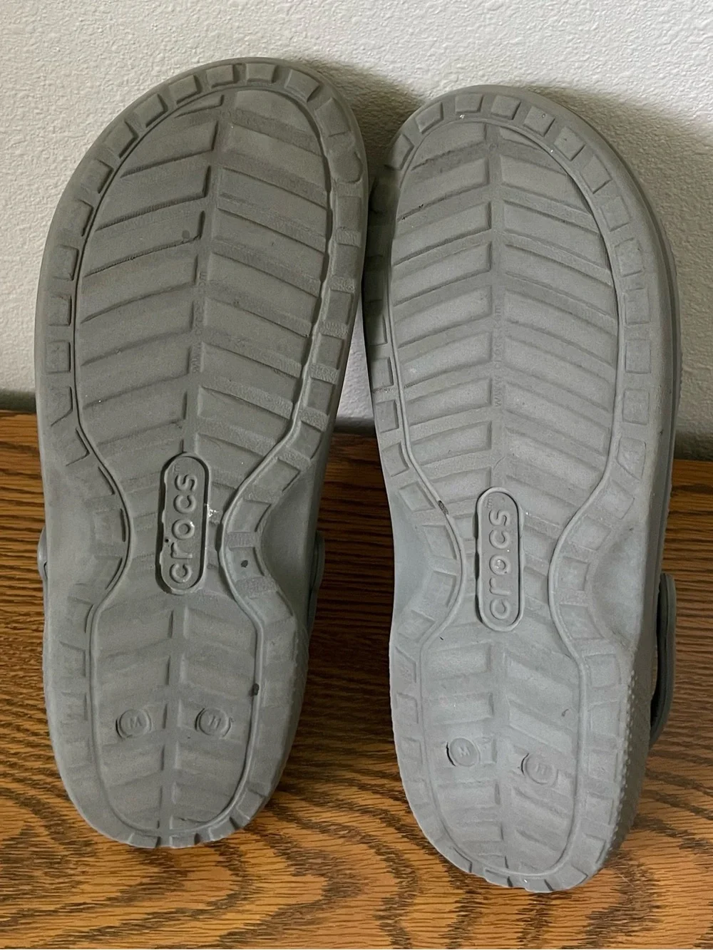 CROCS  Lined Clogs in Gray with Star Wars Jibbitz